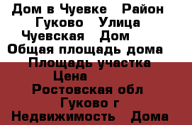 Дом в Чуевке › Район ­ Гуково › Улица ­ Чуевская › Дом ­ 42 › Общая площадь дома ­ 90 › Площадь участка ­ 140 › Цена ­ 900 000 - Ростовская обл., Гуково г. Недвижимость » Дома, коттеджи, дачи продажа   